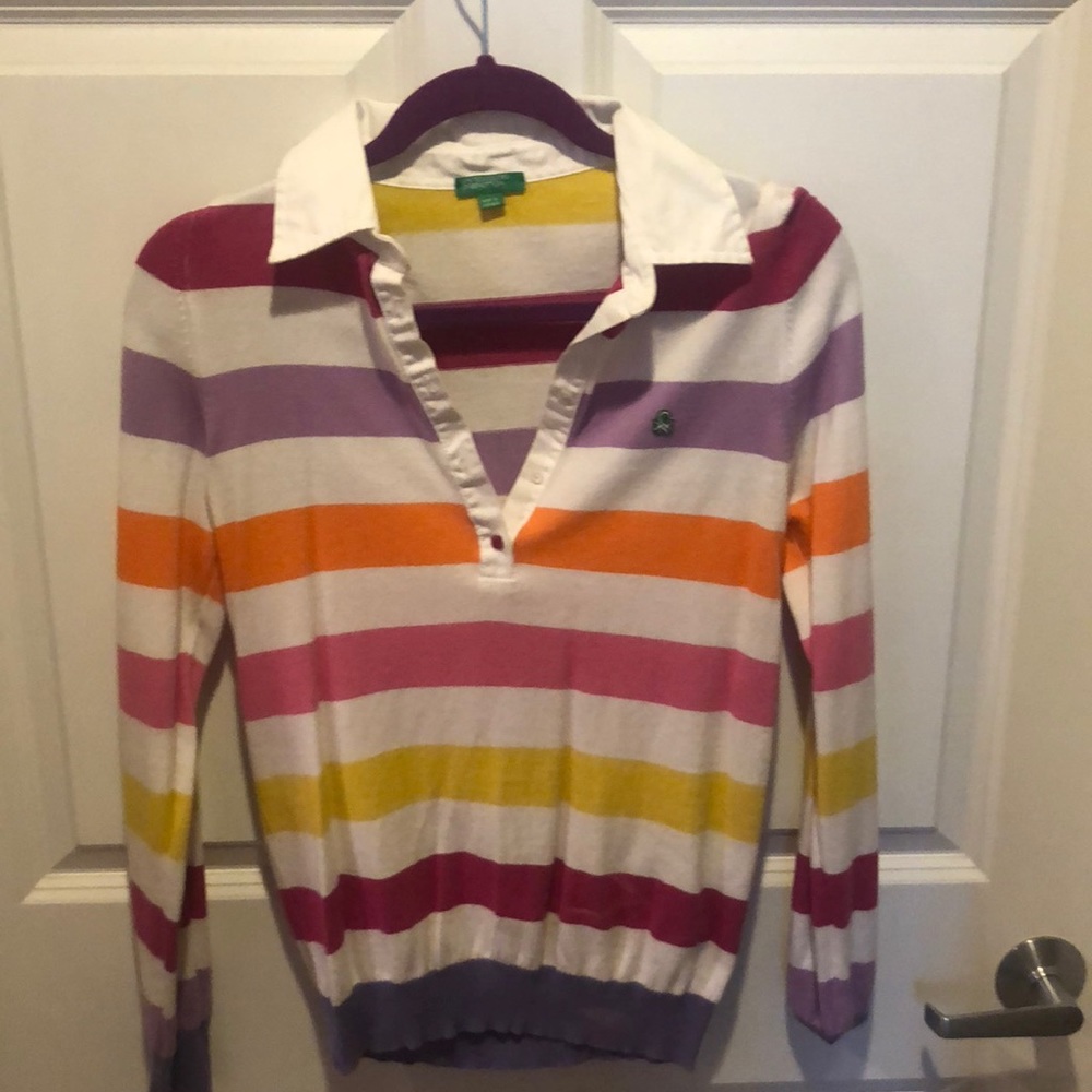 Benetton lightweight sweater. Size Medium